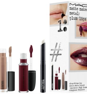 Kit de labios ciruela metal mate de Mac Cosmetics